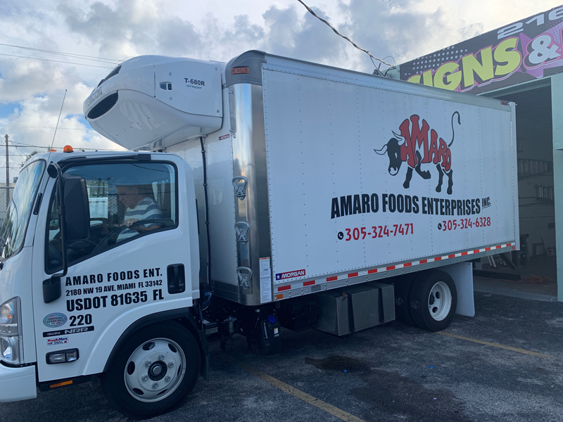 Amaro Truck Partial wrap