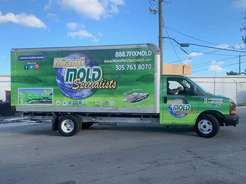 Miami Mold Truck Full wrap Miami Mold Truck Full wrap