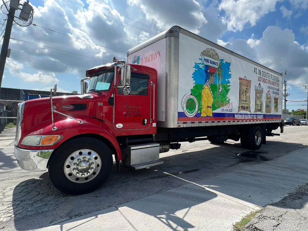 Box truck Full Color Wrap Miami