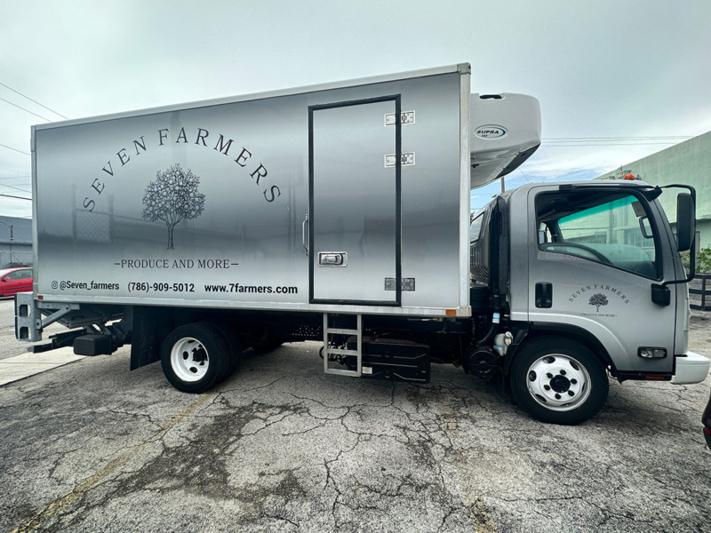 Seven Farmers truck full wrap